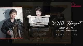 Mie MIKI - Accordeon, Tomomi OTA - Accordeon, Duo Concert in Düsseldorf on 9 and 10 March 2024