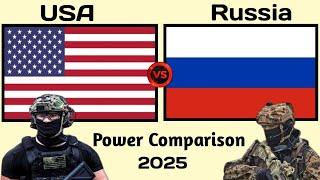 USA vs Russia Military Power Comparison 2025 | Russia vs US military power comparison 2025