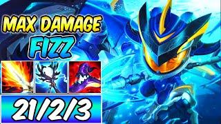 MAX DAMAGE ONE-SHOT FIZZ MID | Best Build & Runes | League of Legends