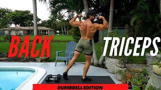 Lean Back & Triceps! (Dumbbell Edition)