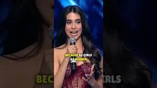 Aditi sharma Wonderful answer ( Femina miss India ) #missworld #feminamissindia #india #ytshorts