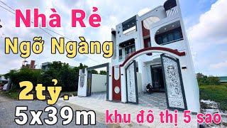 Tâm Tư Bán Nhà Rẻ Ngỡ Ngàng sổ hồng riêng 5x39m ngay khu đô thị 5 sao bình chánh còn giảm thêm