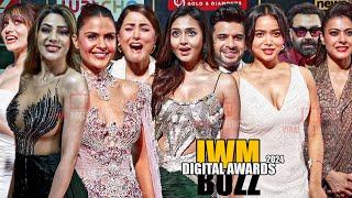 Celebrities arrives at IWM Buzz Digital Awards 2024 | Tejran, Manisha, Priyanka, Kajol, Bobby