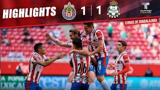 Chivas vs. Santos Laguna 1-1 | Highlights & Goals (ENGLISH) | Telemundo Deportes