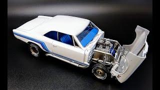 1966 Chevy Chevelle Malibu SS 427 2n1 1/24 Scale Model Kit Build How To Interior Dashboard Engine