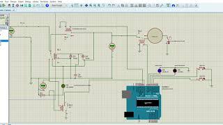 auto reset valve controller  Proteus 8 Professional simulation