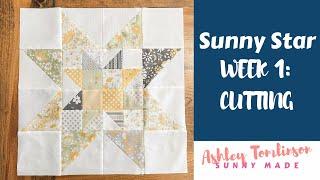 How to Read a Quilt Pattern- Sunny Star Sew-Along Week 1: Cutting