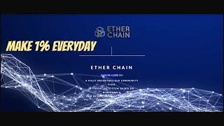 Etherchain $250 LIVE DEPOSIT AND REVIEW | MAKING 1% EVERYDAY | MY THOUGHTS...