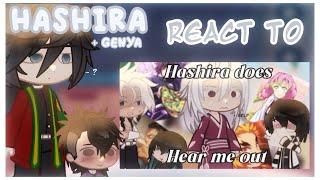 Hashira (+Genya) react to -Hashira does hear me out- || Demon Slayer / KNY  Gacha life 2