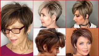 40 Best Short Hairstyles for Women Over 50 With Attractive hair Color Styling Ideas 2022