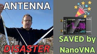 Antenna Fail Rescue: The NanoVNA Solution! #hamradio #antenna #nanovna #AntennaBuilding #techfail