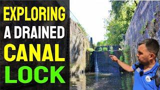 Exploring a Drained Canal Lock