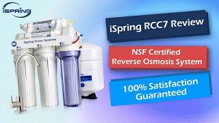 Customer Review | iSpring RCC7 NSF Certified Reverse Osmosis Water Filter System