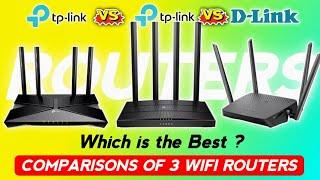 Who Wins ?️TP-Link VS D-Link WiFi Routers COMPARISON videoArcher AX10 vs Archer 6 vs DIR-825