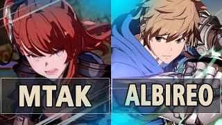 GBVSR:mtak (Beatrix) Vs Albireo (Gran)| High Level Gameplay.