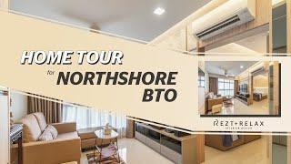 Home Tour 2-Room: Northshore Modern Timeless HDB BTO Interior Design Singapore