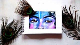 Krishna Janmashtami ||  Krishna Painting 