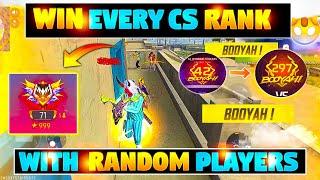 How to win Every cs rank with random player | cs rank tips and tricks | Cs character combination