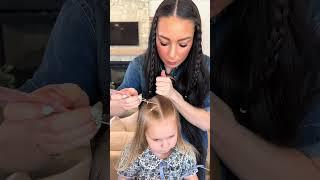 Easy Toddler Hairstyles part 23 🫶 #short #shorts #LaurenAshley