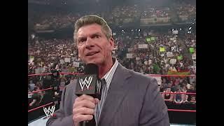 Vince McMahon announces the end of the NWO. July 15, 2002