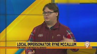 Chatting with Ryne McCallum, a local impersonator