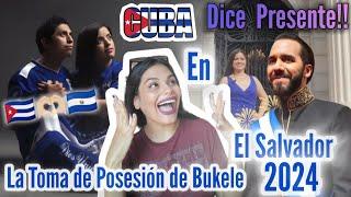 CUBANA REACCIONA  A: @neiyomar en La Toma de Posesión 2024 de Nayib Bukele en El Salvador 