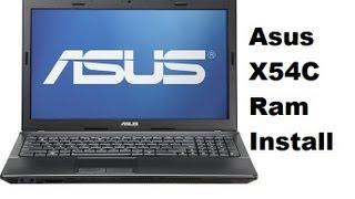Asus X54C Ram Install