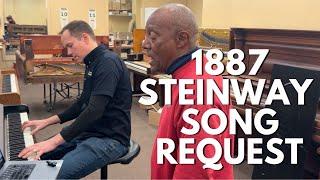 Special Guest Singer —1887 Steinway Upright Piano Rebuild for a Family in Indiana!