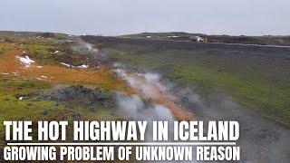 Thermal Drone Confirms Expanding Geothermal Area Under Iceland's Hottest Highway