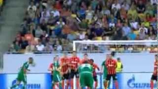 Shakhtar Donetsk vs Rapid Wien 1-2 Steffen Hofmann Free Kick Goal 2015