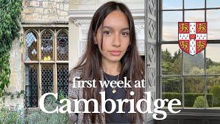 My First Week at Cambridge University & book recommendations from students (vlog)