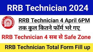 RRB Technician Zone WiseTotal Form Fill up 2024|RRB Technician Safe Zone 2024|#rrbtechnician2024