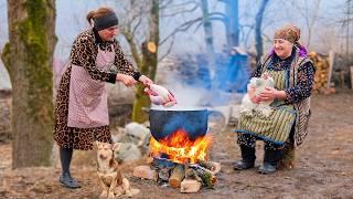 Old-World Cooking Over Open Fire: Rustic Chicken Recipe