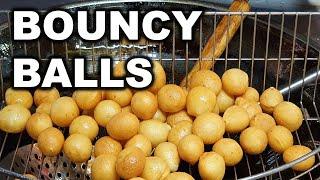 Taiwan Street Food - The Chewiest Sweet Potato Balls / Mochi Balls matamis na bola ng patatas