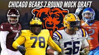 Chicago Bears 2025 7 Round NFL Mock Draft | Will They Take a Dynamic Playmaker or O-Line?