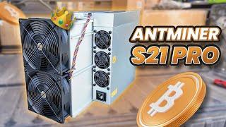 Bitmain Antminer S21 Pro Review and Bitcoin Mining Profitability