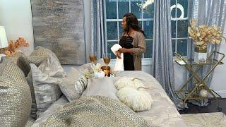 GLAM MASTER BEDROOM TOUR 2024 | GREAT DECORATING IDEAS FOR FALL | How to Decorate a Bedroom