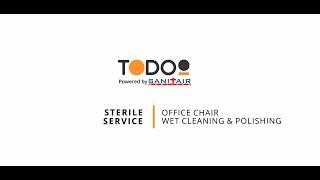 Office Chair Cleaning (Wet Shampooing) - Sterile Cleaning - TODOO