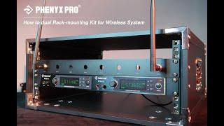 Tutorial--How to mount the Phenyx Pro dual rack-mounting kit for the wireless system?