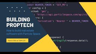 How to Build a Proptech Platform - Webinar