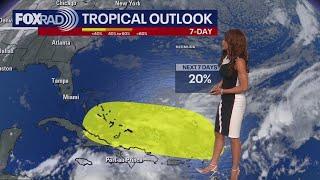 Watching several areas in the tropics | FOX 26 Tropical Weather Forecast