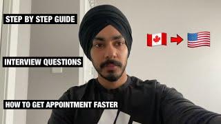 HOW TO APPLY USA TOURIST VISA FROM CANADA - FULL STEP BY STEP GUIDE