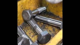 Huge Bolts Nuts manufacturing with modern technology #manufacturing  #shorts