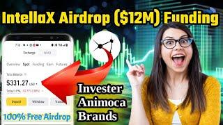  IntellaX $IX Confirmed Airdrop | Backed By Animoca Brands | IntellaX Airdrop Full tutorial