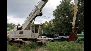 Saving a HUGE Long Reach Excavator and SMASHING a Car! Should we Scrap it?!