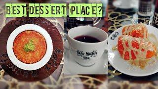 We tried the Best Turkish Desserts in Istanbul - Hafiz Mustafa | Turkey travel vlog