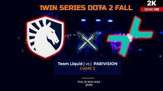 Team Liquid vs PARAVISION Game 3 Highlights | 1win Series Dota 2 Playoffs | Semifinals [21-Nov-24]