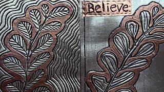 TUTORIAL 24  why make ATC?  Copper &  metal tape art