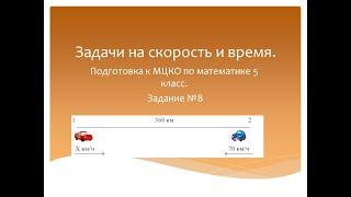 Задачи на скорость и время. Математика 5 класс. Программа Эльконина-Давыдова.