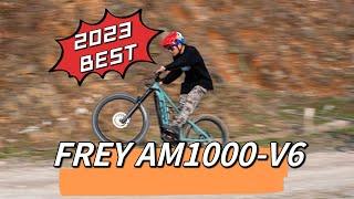 Electric powered mountain bike- FREY AM1000-V6 let you get over the mountains with ease